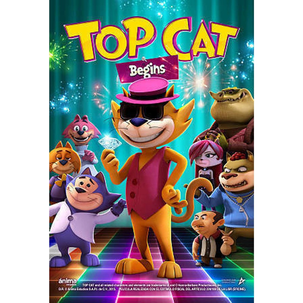 Top Cat Begins (DVD, 2017) Brand New